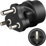 Wentronic Goobay Travel Adapter Europe to South Africa travel adapter, black