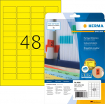 Herma Labels yellow 45.7x21.2 20 Sheets DIN A4 960 pcs. 4366