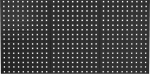 Jan Nowak Tool board PAULA, 1200 x 600 x 10 mm, All Black: czarna