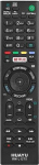 HQ LXP1275 TV remote control SONY LCD NETFLIX 3D RM-L1275 Black