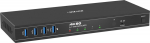 ATE Altusen switch InLine&reg; KVM Switch, 4x1, DP 4K/60Hz, USB 3.2 Hub