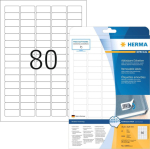 HERMA Labels &ndash; A4 Size &ndash; 35.6 x 16.9 mm &ndash; Removable Paper &ndash; 2000 Sheets