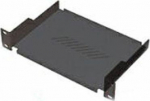 Triton Triton 10'' lower shelf for wall distributor, front installation 1 HU, depth: 150 mm, 10 kg, black RAL 9005 - RAB-UP-X01-C1