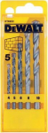 Cylindrical Dewalt drill bit for concrete 4 5 6 10 8mm zestaw (DT6952-QZ)