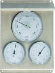 TFA-Dostmann TFA 20.2010.60 - Metallic - Outdoor barometer - Outside hygrometer - Outdoor thermometer - Barometer - Hygrometer - Thermometer - Barometer - Hygrometer - Thermometer - Edelstahl - 970 - 1050 kPa