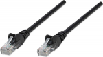 INTELLINET Patchkabel RJ45 U/UTP Cat6 5.00m Lever protection black