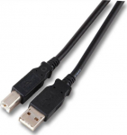 EFB Elektronik EFB USB2.0 Anschlusskabel A-B,St.-St.,1.8m,black,Classic