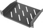 Lanberg Shelf for Cabinet 10" 310mm 1U czarna - Shelf for Cabinet 10" 310mm 1U black assembly 4 point lifting capacity 20kg Lanberg