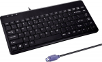 Keyboard Perixx Perixx PERIBOARD-409 P, DE, Mini keyboard PS/2, black
