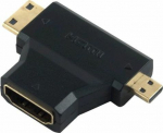 Adapter AV PremiumCord HDMI Micro - HDMI - HDMI czarny