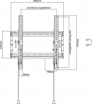 Wentronic Pro TV wall mount TILT (M)