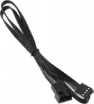 Kolink 4-Pin PWM Verl&auml;ngerung 60 cm - schwarz