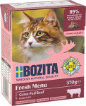 BOZITA Fresh Menu Beef Chunks in jelly - wet cat food - 370g