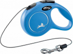 TRIXIE Flexi New Classic Automatic leash Linka XS 3m Niebieska