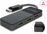 Delock DisplayPort 1.4 Splitter 1 x DisplayPort to 3 x HDMI MST