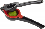 APS-Germany APS Limes- and lemon squeezer, schwarz/rot made of die-cast aluminum, Dimensions: (B)70 x (T)210 x (H)50 mm - 1 St&uuml;ck (93214)