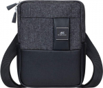 TABLET CASE CROSSBODY 8"/8810 BLACK MELANGE RIVACASE