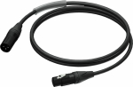 Cable Procab XLR - XLR 0.5m czarny (PRA901/0.5)