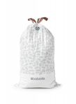 Pr&uuml;gikotid Brabantia L 40-45L, 13 86 07 ( 20 kotti rullis ) 40L StepUp ja 40L Sort/Go pr&uuml;gikastile/ White, valge/ 1 rull