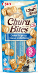 INABA Churu Bites Chicken with tuna and scallops - cat treats - 3x10 g