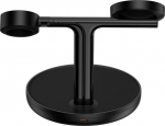 Baseus WXTE000101 Stojak 3w1 15W MagSafe (czarna) - inductive charger