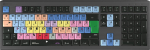 Logickeyboard LKB-MCOM4-A2M-FR - Kabelgebunden - USB - scissor switch - AZERTY - LED - Schwarz