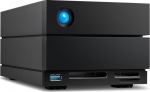 LaCie 2big Dock STLG32000400 - Festplatten-Array - 32 TB - 2 Shafts (SATA-600)
