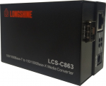 Longshine LCS-C863 - IEEE 802.3ab - IEEE 802.3u - IEEE 802.3z - Gigabit Ethernet - 10BASE-TX - 100BASE-TX - 1000BASE-T - 1000BASE-X - Cat5 - Cat5e - Cat6 - SFP