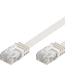 MicroConnect U/UTP CAT6 7M White Flat, Unshielded Network Cable