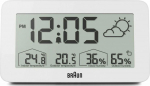 Braun BC 13 W DCF Digital Weather Station white