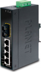 PLANET 4+1 100FX Port Multi-mode Industrial Ethernet Switch