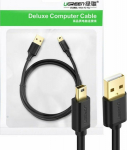 Kabel USB Ugreen USB-A - USB-B 1 m Czarny (10355B)