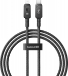 Kabel USB Baseus USB-C - Lightning 1 m Czarny (P10355803111-00)
