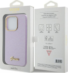 Guess Glitter Glossy Script Back Case for Apple iPhone 15 Pro