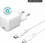 eSTUFF INFINITE Charger Kit PD 20W, charger with 1.5m USB-C to