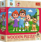 Trefl Puzzle wooden cheerful Cocomelon 24 elements (20267)