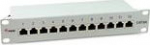 Equip 10" Patchpanel 12xRJ45 Cat6a FTP 1U 500MHz RAL7035