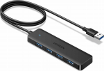 Ugreen Hub USB-A 4-Port (USB 3.0) 1.0m, Black