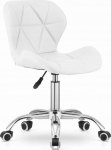 Leobert AVOLA eco-leather swivel chair - White