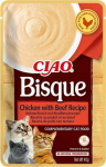INABA Ciao Bisque Chicken with beef - cat treats - 40g