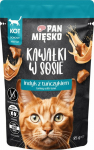 PAN MIĘSKO Pan Mięsko Pieces in Turkey and Tuna Sauce (adult) 85g