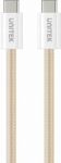 Kabel USB Unitek USB-C - USB-C 1 m Beige (C14141ACL01-1M)