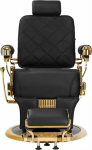 Activeshop Gabbiano barber chair Leonardo gold black