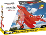 COBI Klocki Fokker DR.1 Czerwony Baron 221 klock&oacute;w