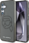 Mocco Karl Lagerfeld Liquid Silicone K&CH Heads MagSafe Case for Samsung Galaxy S25