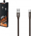 Kabel USB USB-A - USB-C 1 m Czarny (27234)