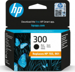 HP 300 BLACK ORIGINAL INK, EN/PL/HU/CZ/SL CARTRIDGE