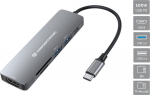 Conceptronic DONN11G 6-in-1 USB-C Adapter