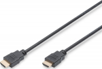 DIGITUS HDMI High Speed with ethernet connection cable, 5m, sw