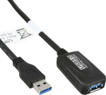 InLine USB-A 3.2 Gen.1 Verl&auml;ngerung, USB-A auf USB-A, schwarz - 5m